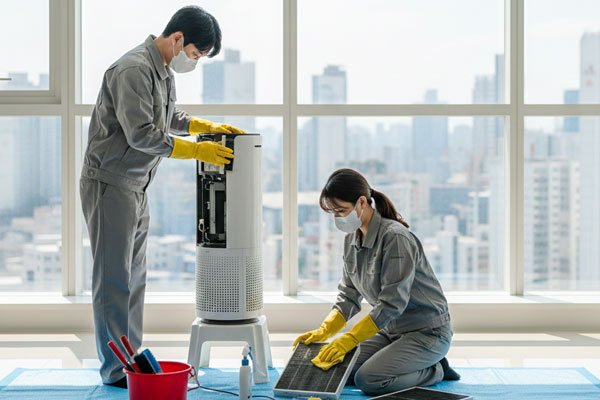 공기청정기청소